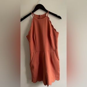 Orange Romper Shorts